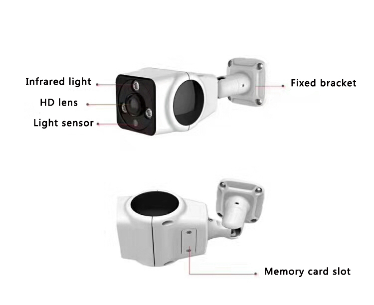 960P wireless wifi home infrared night vision indoor and outdoor surveillance camera